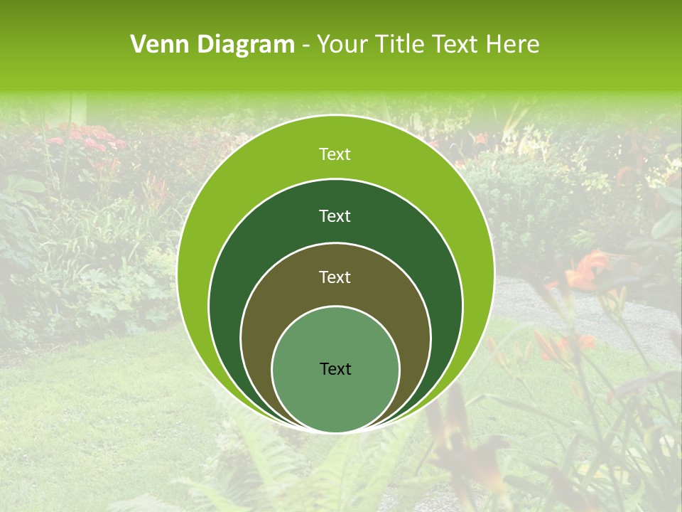 Weed Summergarden Stone PowerPoint Template