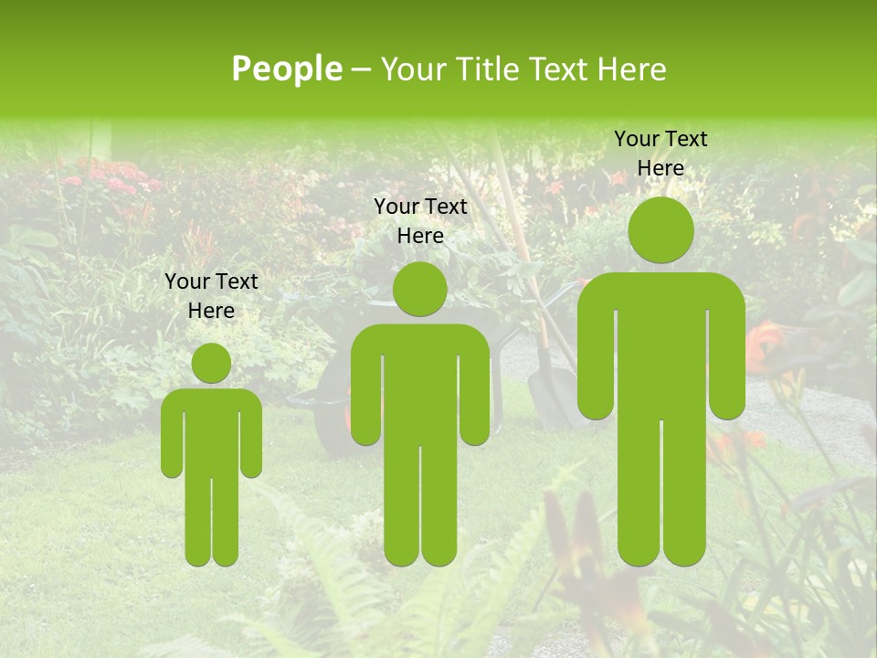 Weed Summergarden Stone PowerPoint Template