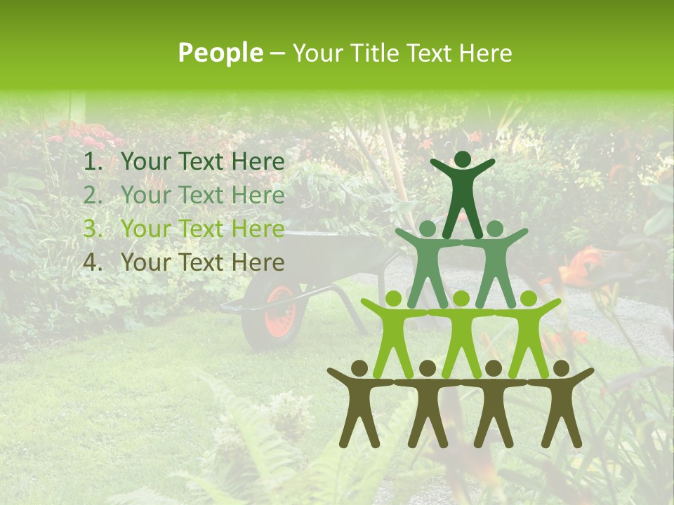 Weed Summergarden Stone PowerPoint Template