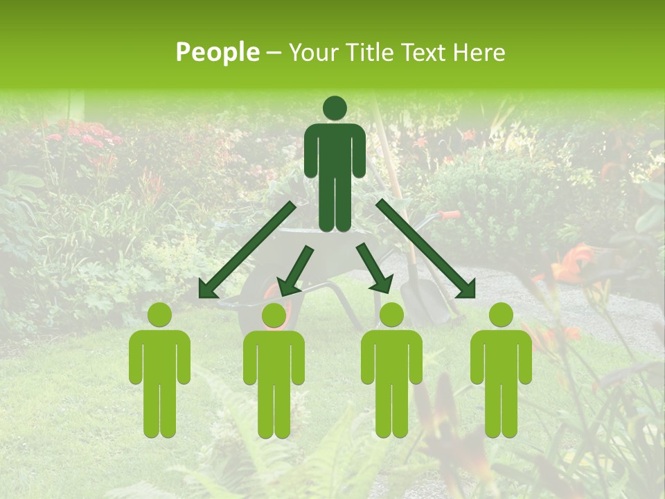 Weed Summergarden Stone PowerPoint Template