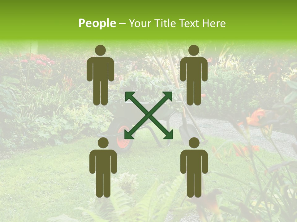 Weed Summergarden Stone PowerPoint Template