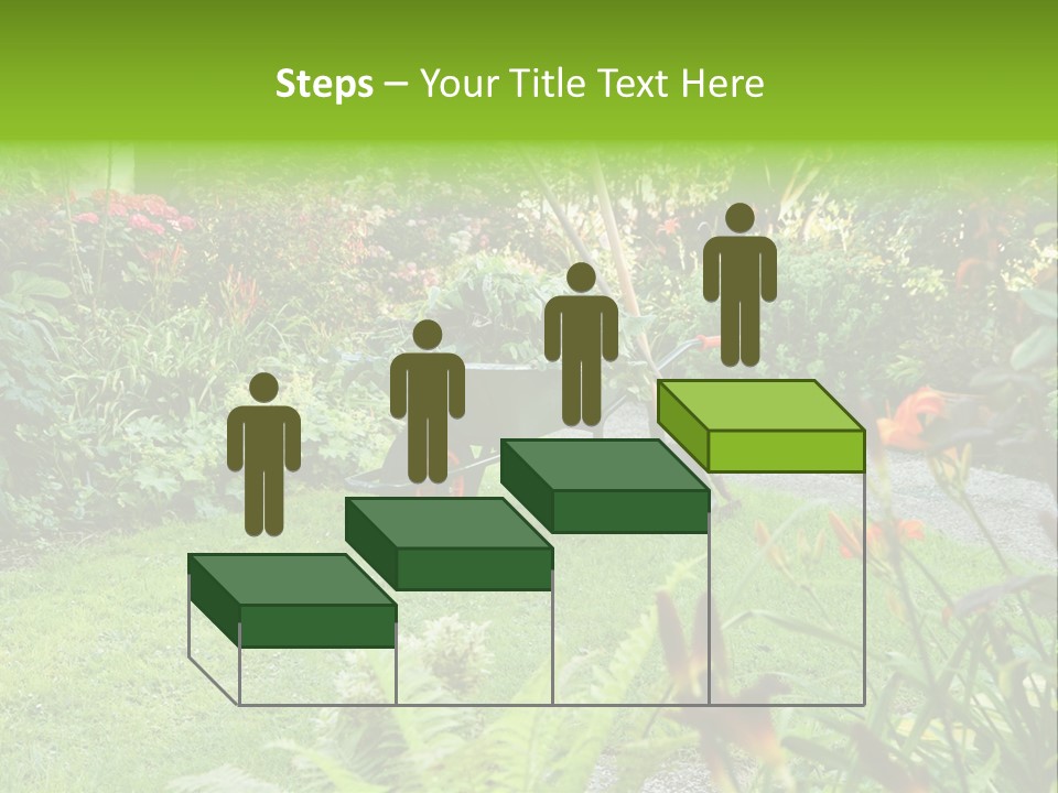 Weed Summergarden Stone PowerPoint Template