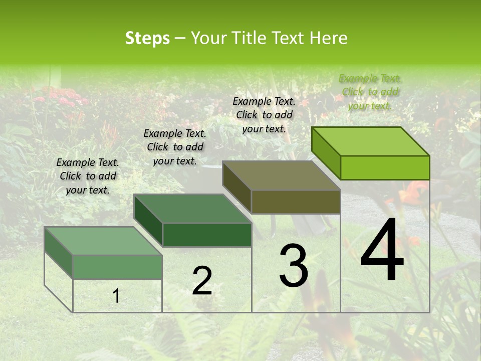 Weed Summergarden Stone PowerPoint Template