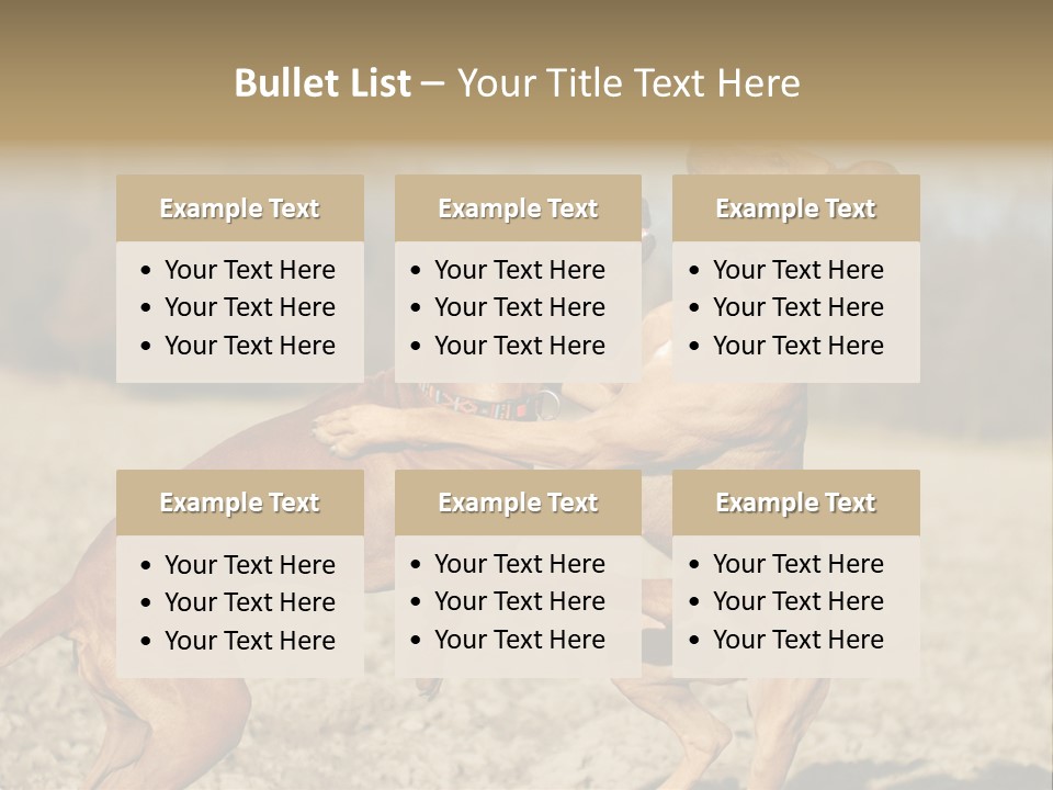 Aggressive Carnivore Jumping PowerPoint Template