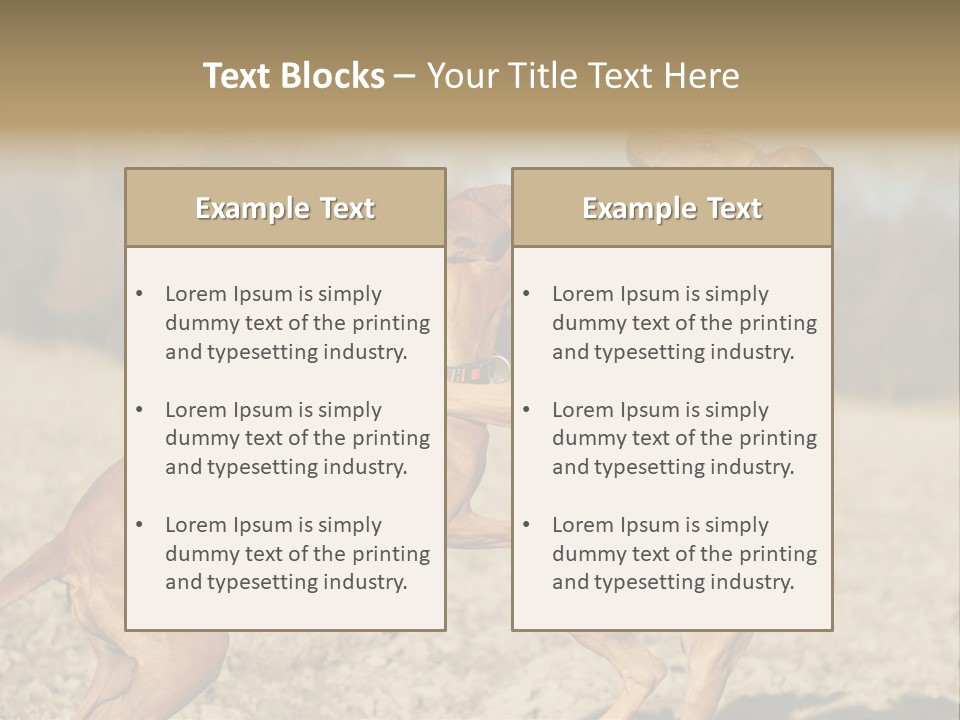 Aggressive Carnivore Jumping PowerPoint Template