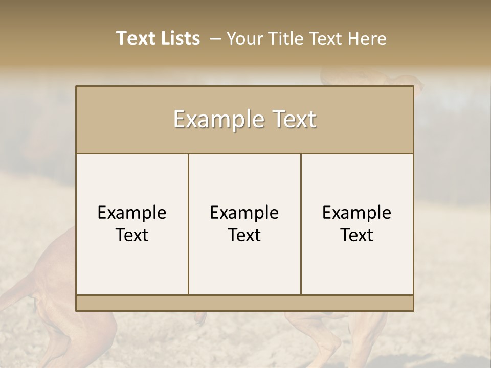Aggressive Carnivore Jumping PowerPoint Template