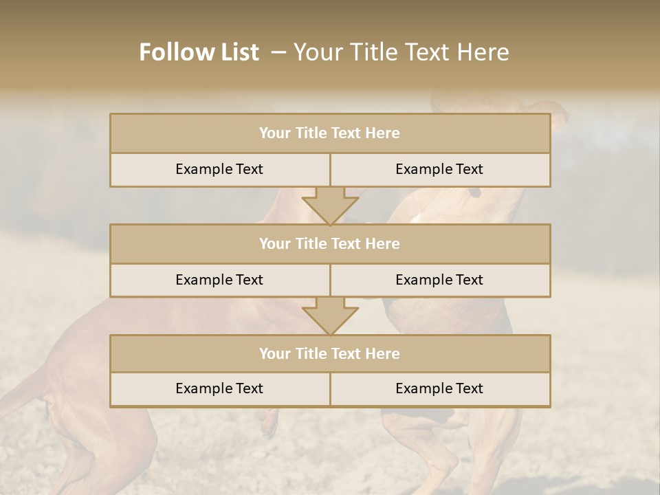 Aggressive Carnivore Jumping PowerPoint Template
