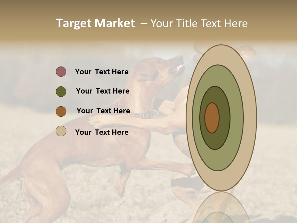 Aggressive Carnivore Jumping PowerPoint Template