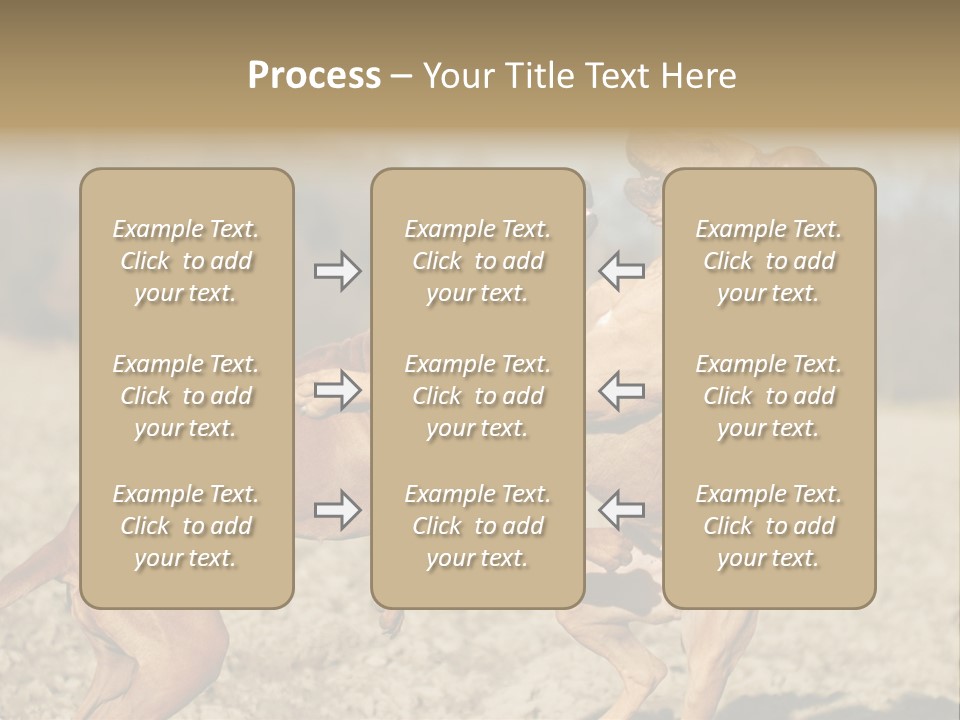 Aggressive Carnivore Jumping PowerPoint Template