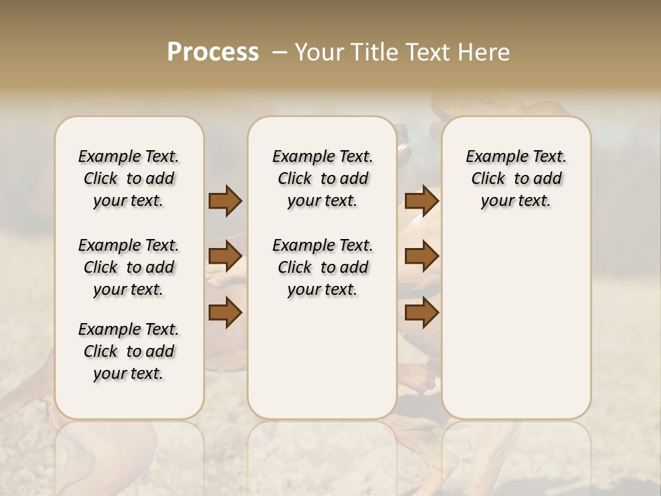 Aggressive Carnivore Jumping PowerPoint Template