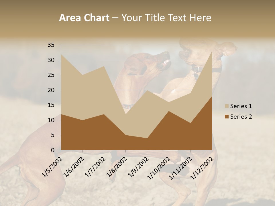 Aggressive Carnivore Jumping PowerPoint Template