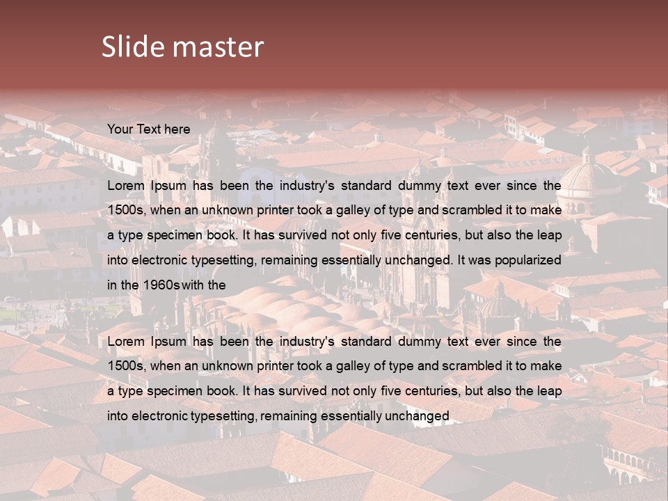 Empire Picchu Inca PowerPoint Template