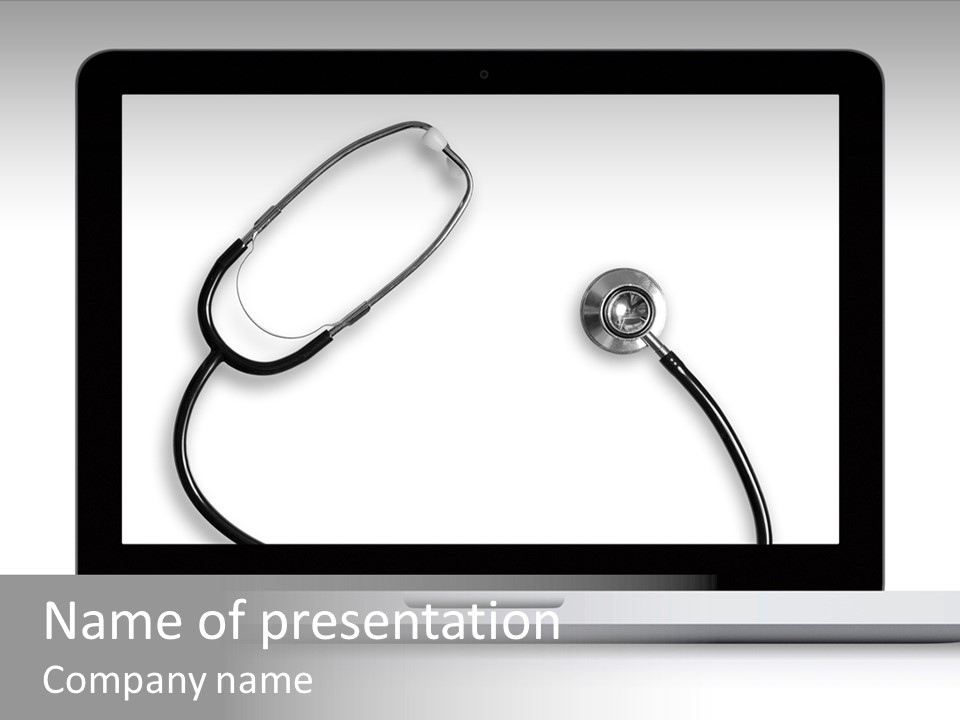 Doctor Conceptual Black PowerPoint Template