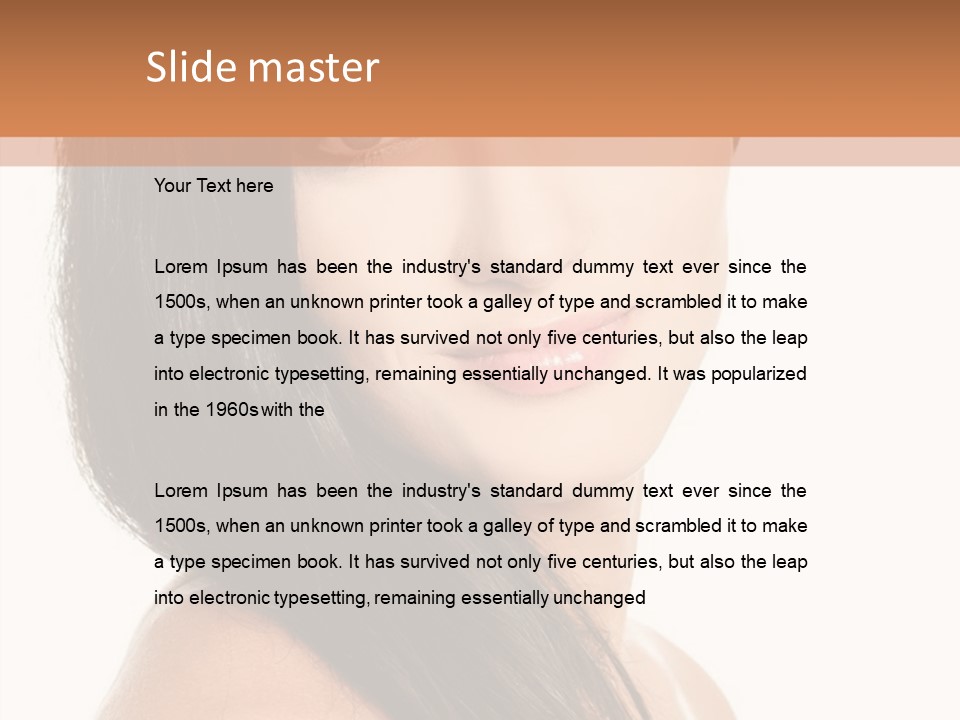 Perfection Cheerful Cosmetics PowerPoint Template