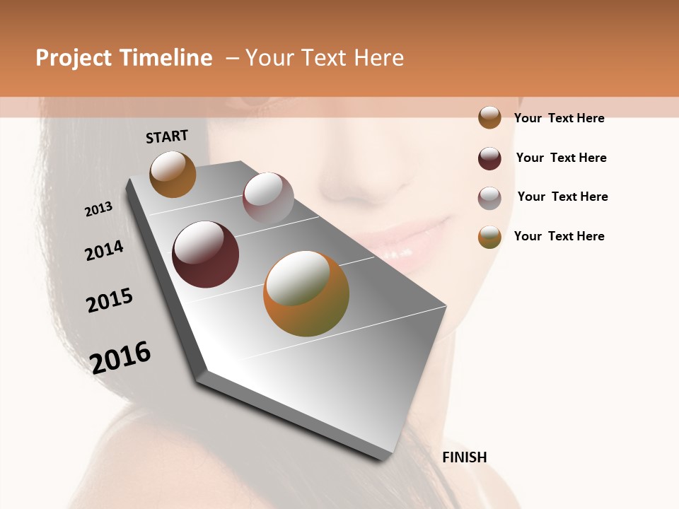 Perfection Cheerful Cosmetics PowerPoint Template