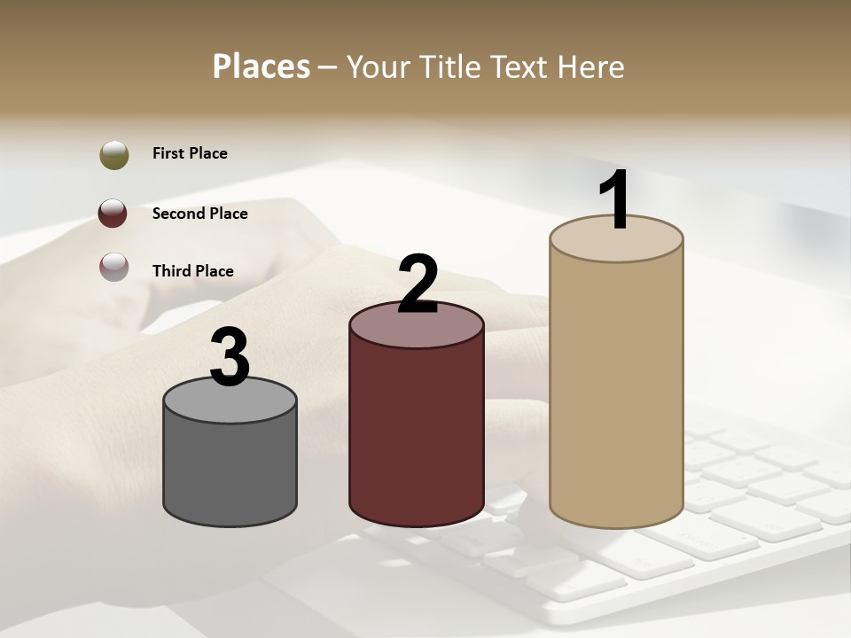 Detail Hand Finger PowerPoint Template