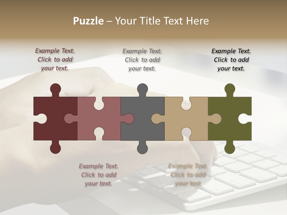 Detail Hand Finger PowerPoint Template