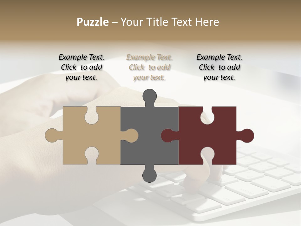 Detail Hand Finger PowerPoint Template