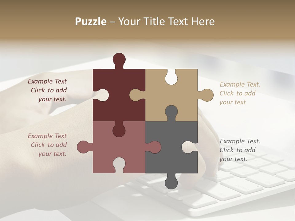 Detail Hand Finger PowerPoint Template