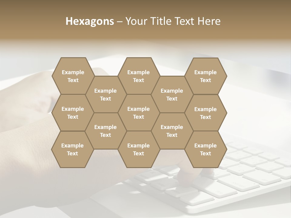 Detail Hand Finger PowerPoint Template