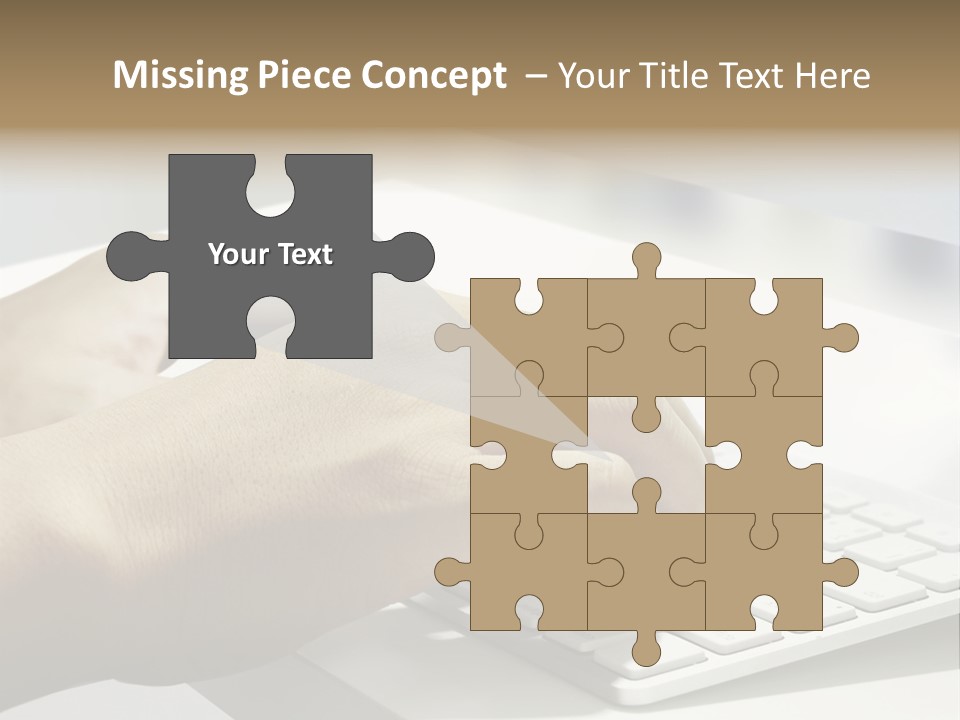 Detail Hand Finger PowerPoint Template