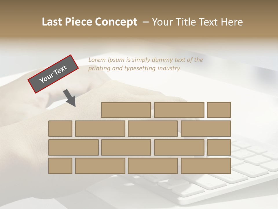 Detail Hand Finger PowerPoint Template