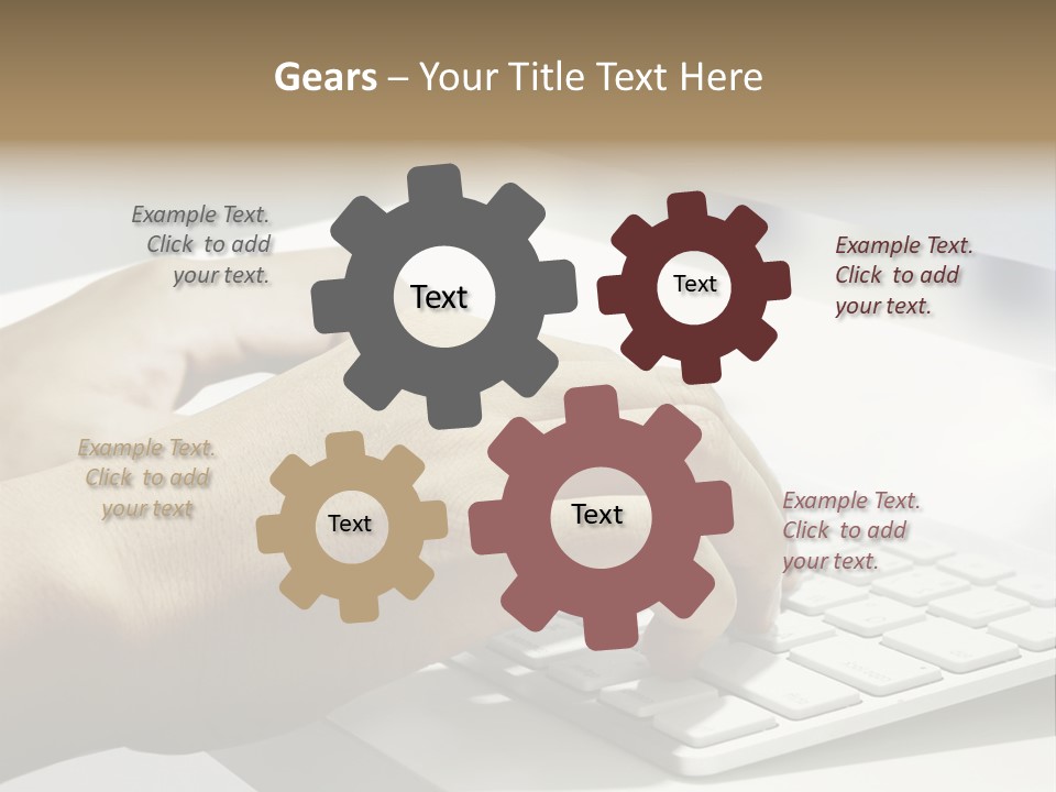 Detail Hand Finger PowerPoint Template