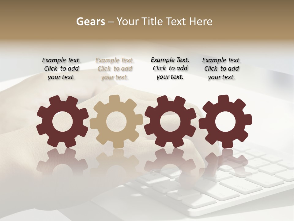 Detail Hand Finger PowerPoint Template