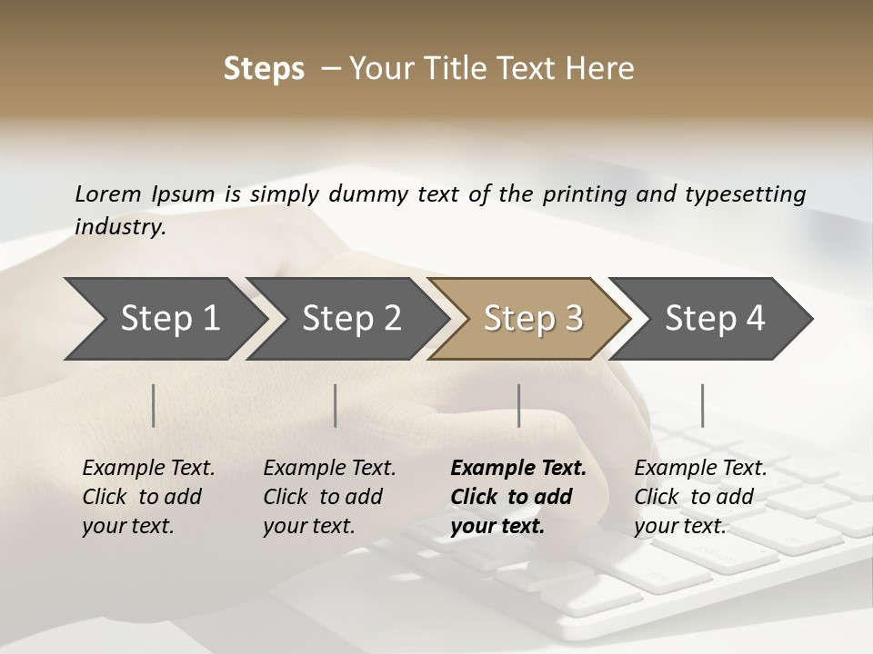Detail Hand Finger PowerPoint Template
