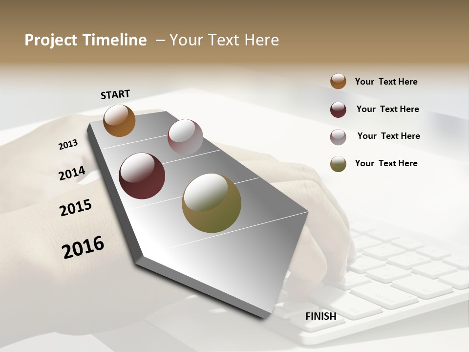 Detail Hand Finger PowerPoint Template
