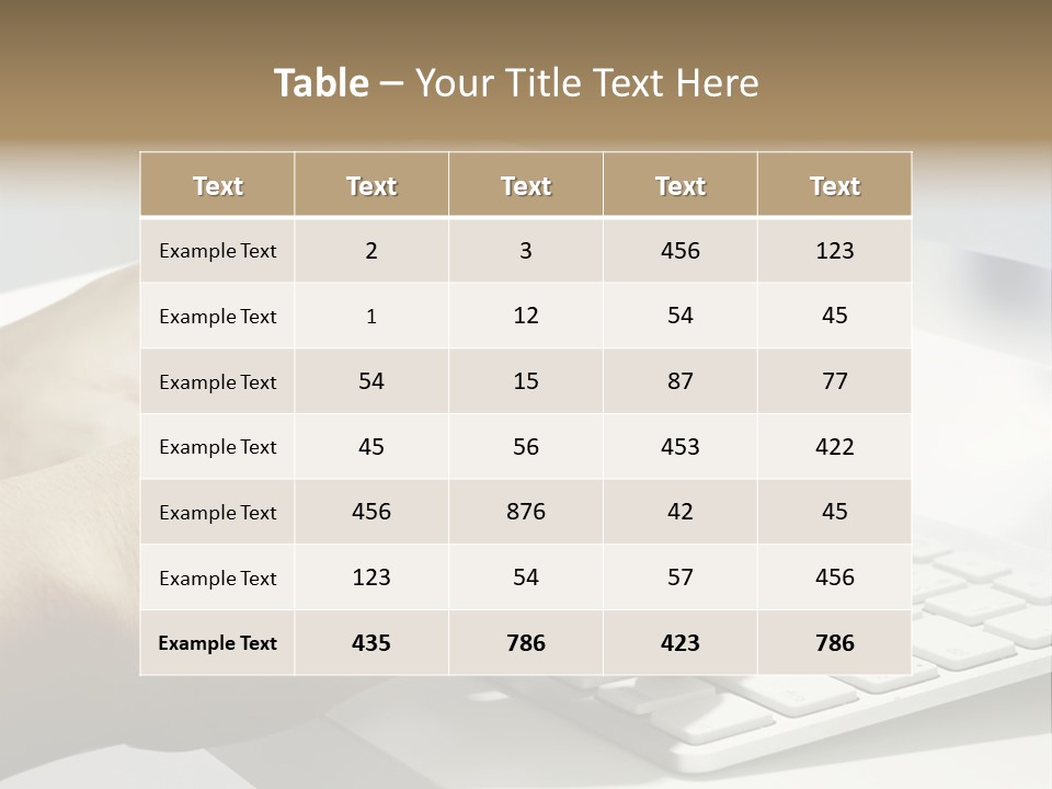 Detail Hand Finger PowerPoint Template