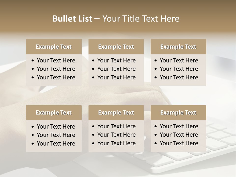 Detail Hand Finger PowerPoint Template