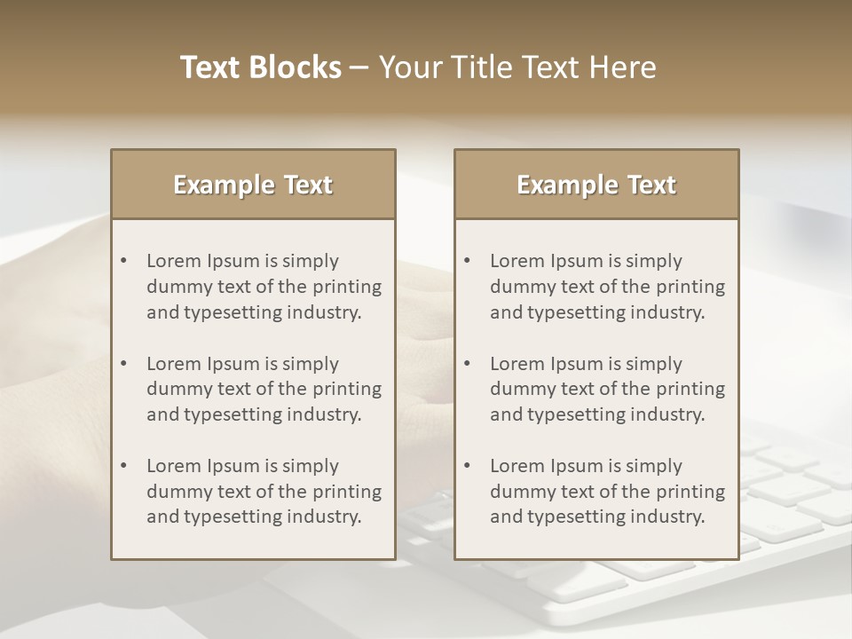 Detail Hand Finger PowerPoint Template