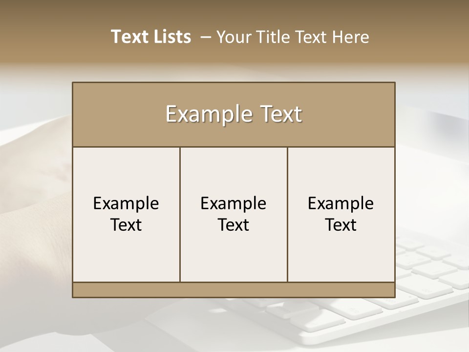 Detail Hand Finger PowerPoint Template