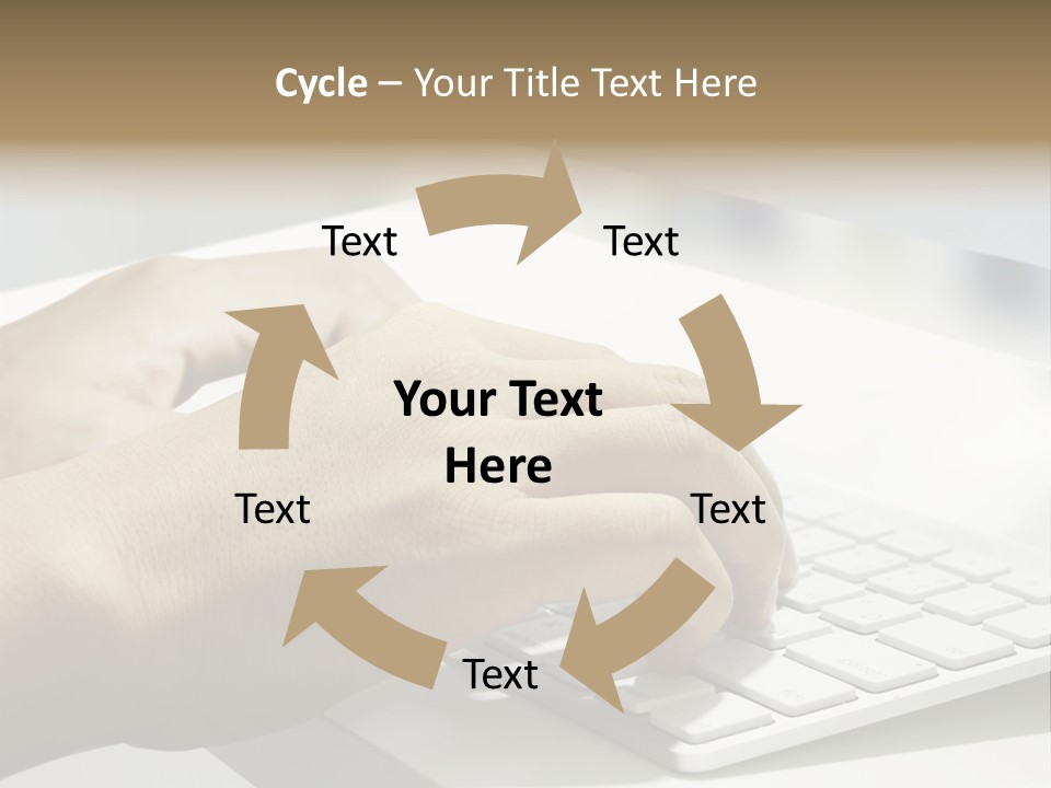 Detail Hand Finger PowerPoint Template