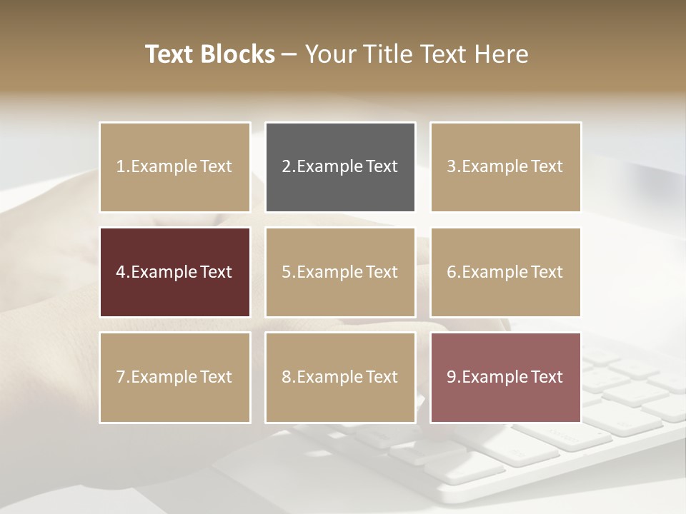 Detail Hand Finger PowerPoint Template
