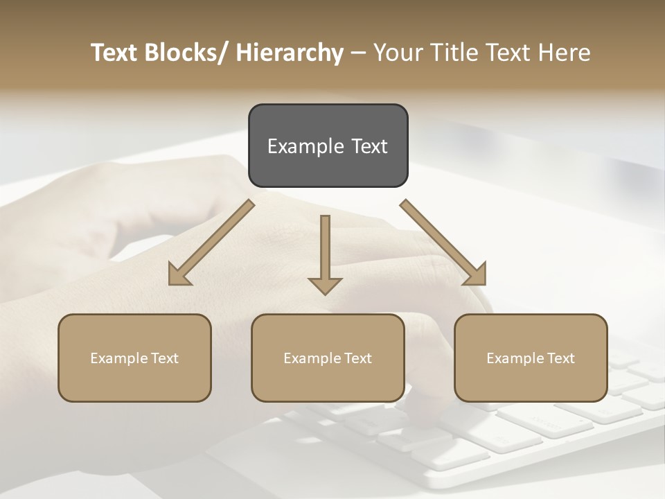 Detail Hand Finger PowerPoint Template