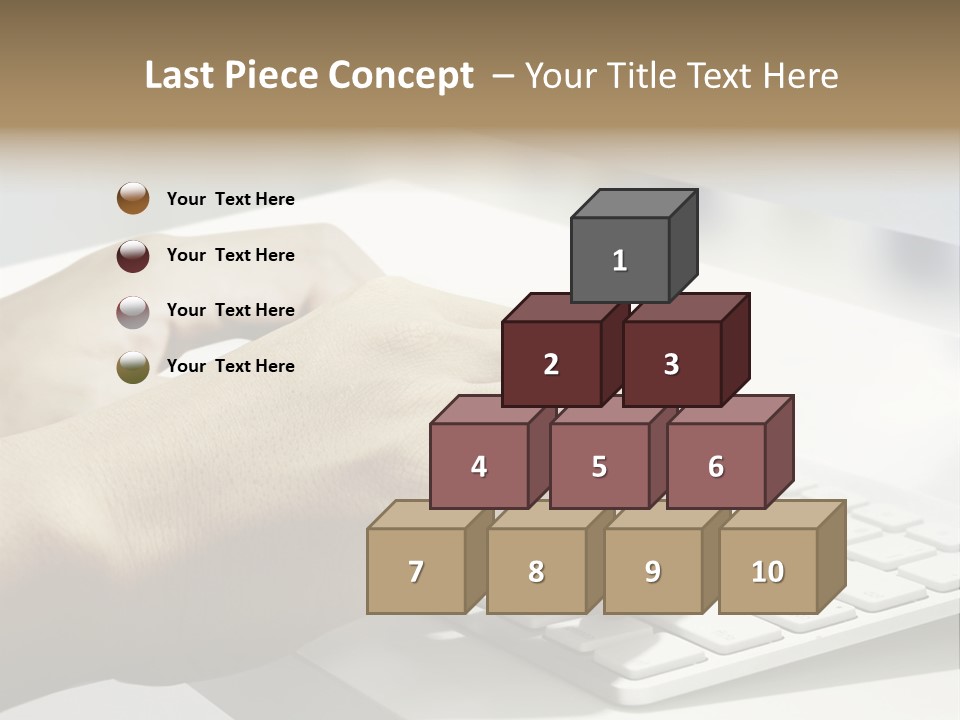 Detail Hand Finger PowerPoint Template