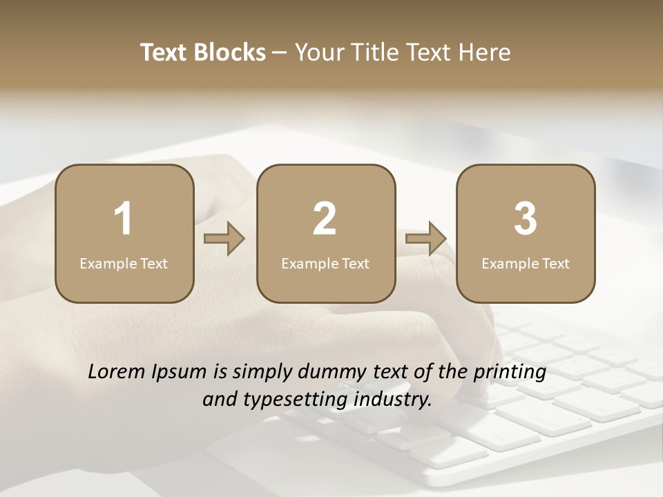 Detail Hand Finger PowerPoint Template