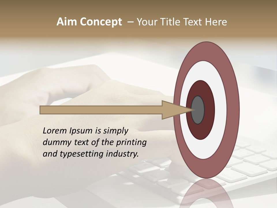 Detail Hand Finger PowerPoint Template