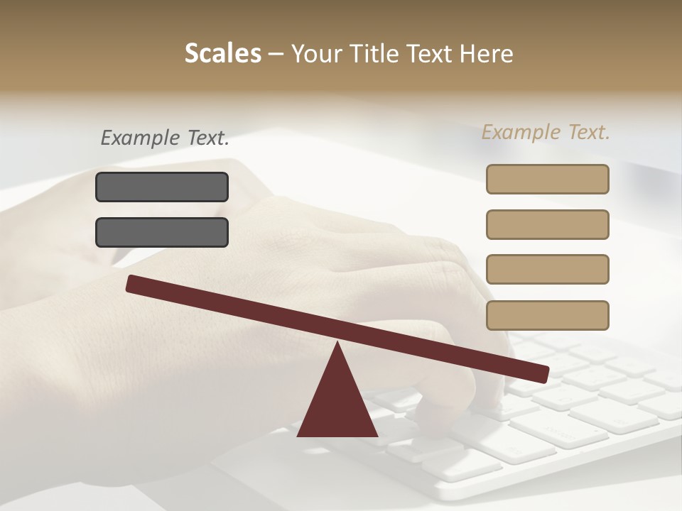 Detail Hand Finger PowerPoint Template