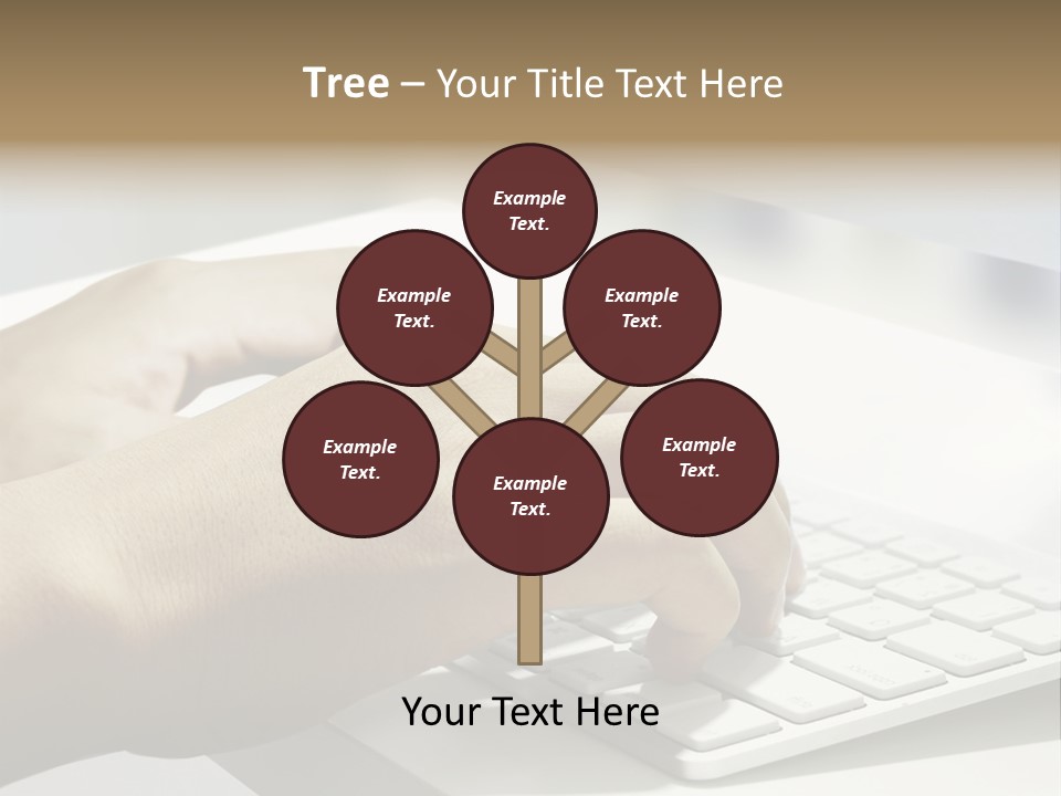 Detail Hand Finger PowerPoint Template