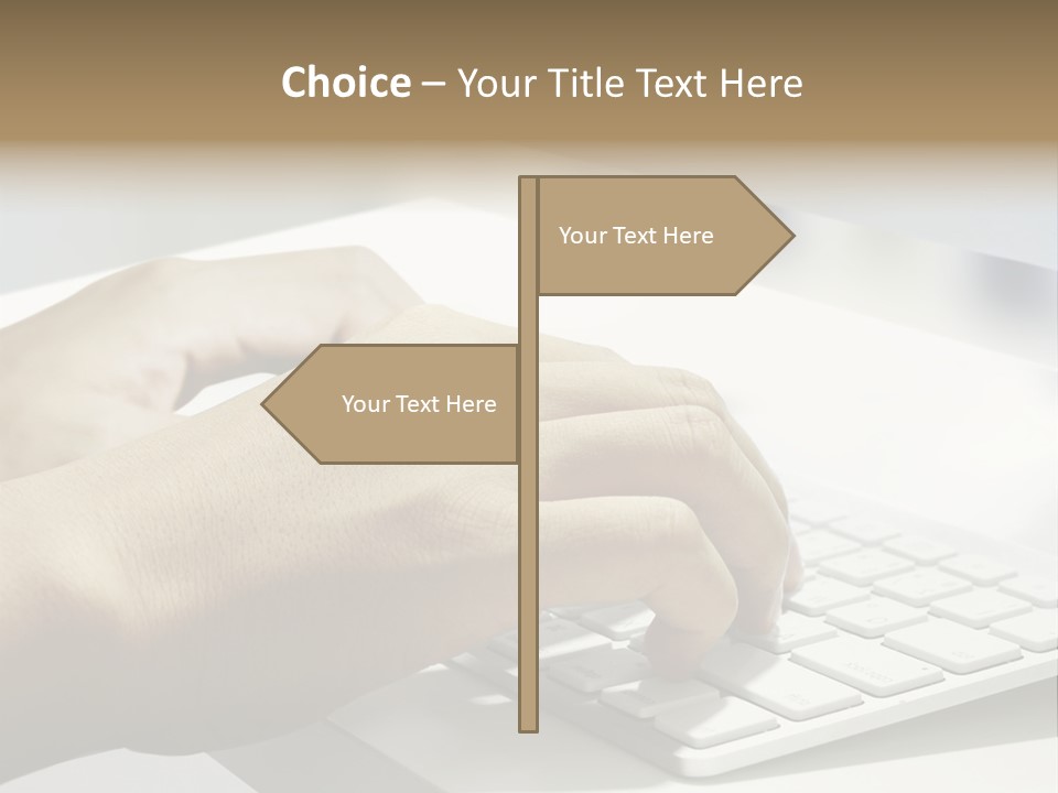 Detail Hand Finger PowerPoint Template