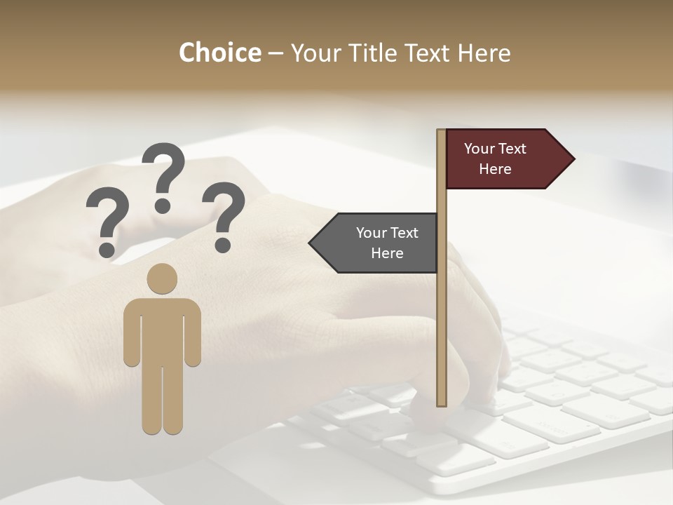 Detail Hand Finger PowerPoint Template