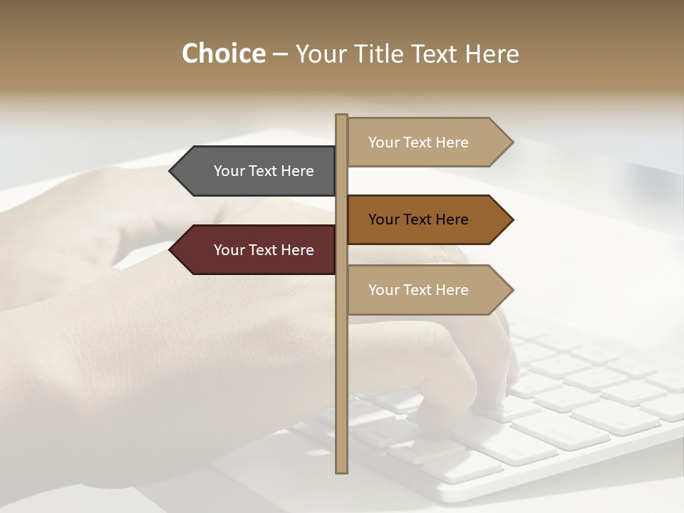 Detail Hand Finger PowerPoint Template