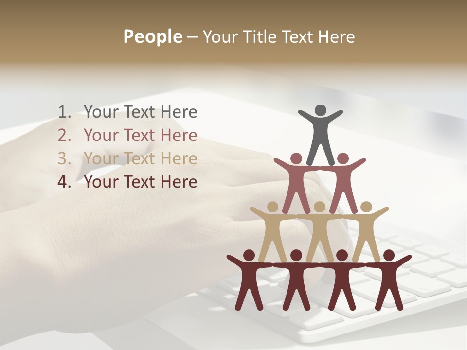 Detail Hand Finger PowerPoint Template