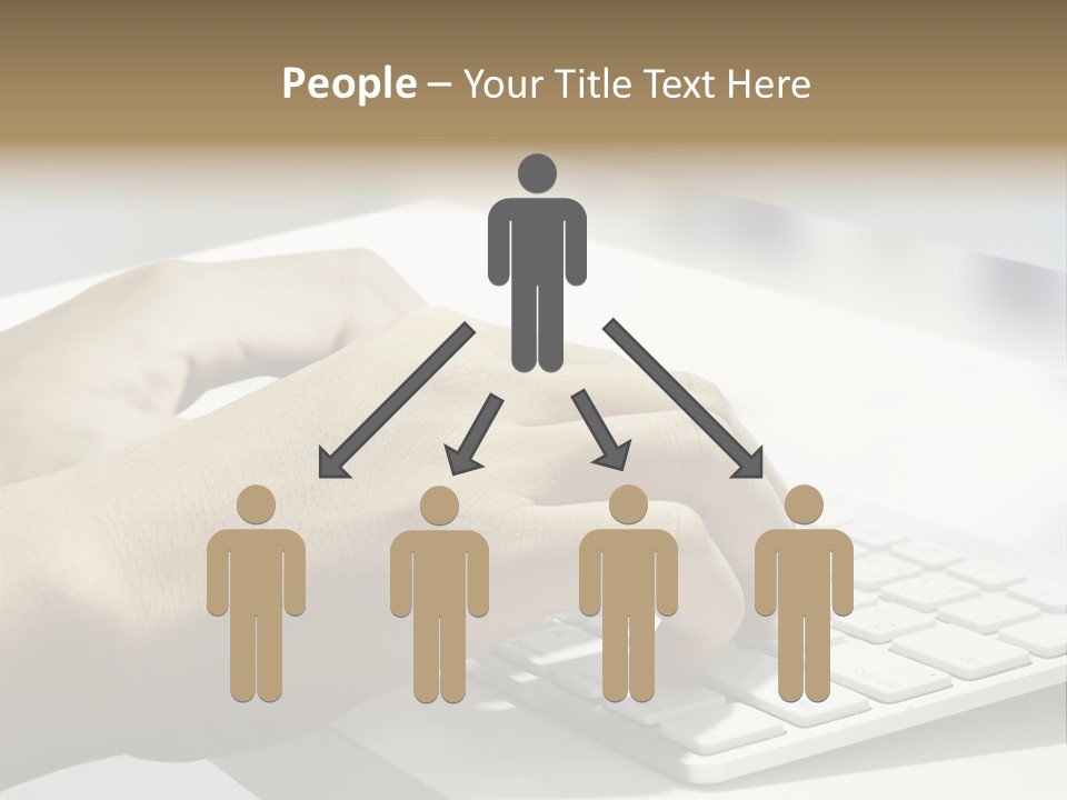 Detail Hand Finger PowerPoint Template