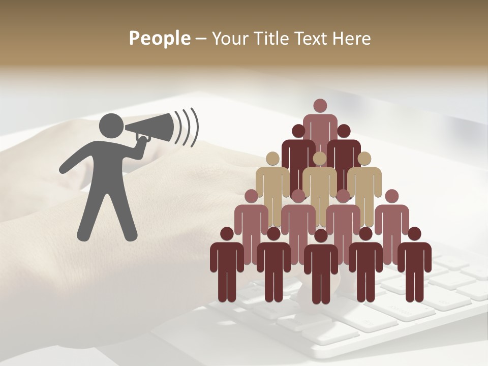 Detail Hand Finger PowerPoint Template