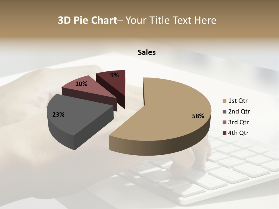 Detail Hand Finger PowerPoint Template