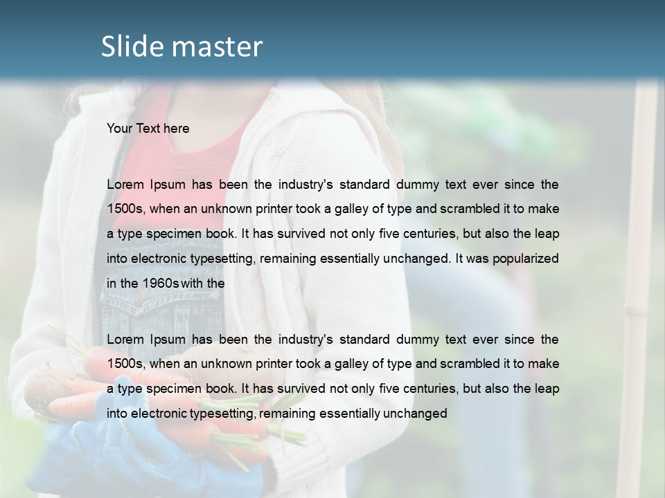 Organic Hobby Growth PowerPoint Template